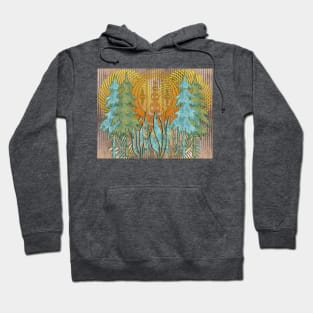 Mysterious Forest Ancient Aliens Mystery Trees Adventure Woodlands Festival Fun Hoodie